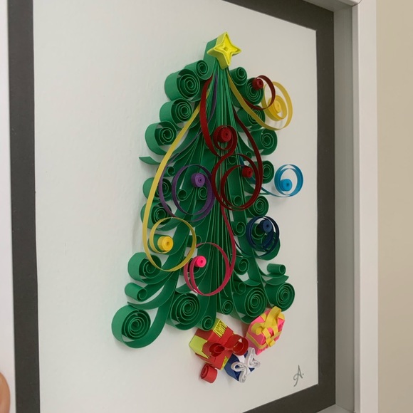 Quilling. Christmas Tree (Handmade) - Picture 1 of 5